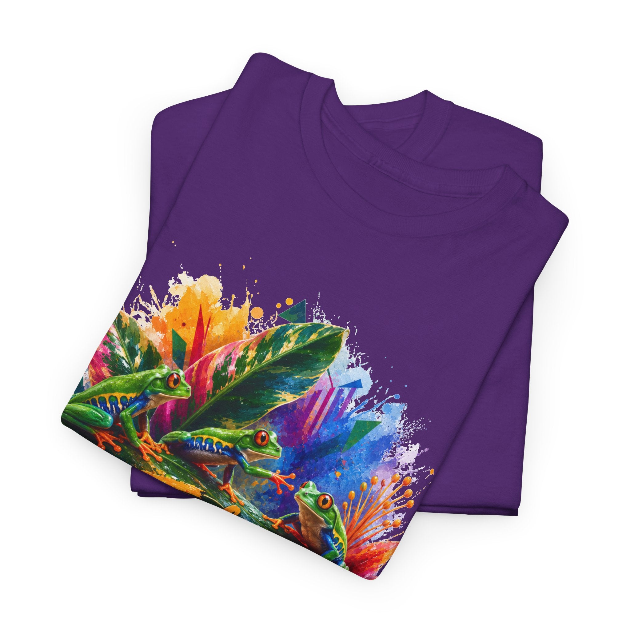 Feeling Froggy T-Shirt – Colorful Frog Graphic Tee