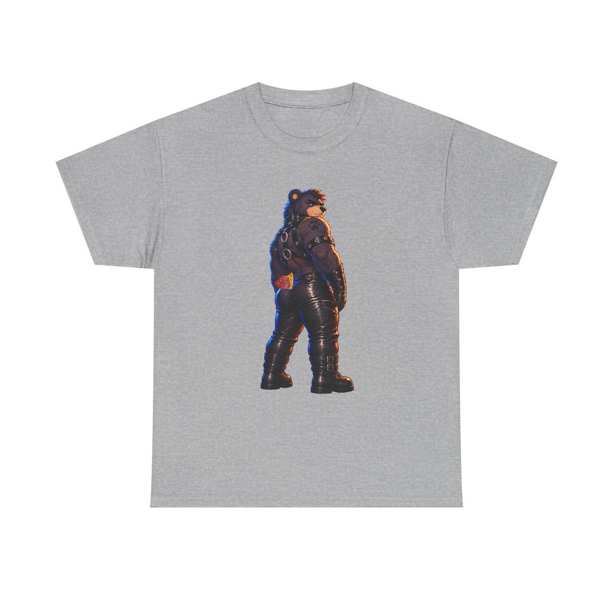 Bear Moto Graphic Tee — Retro Biker Bear T-Shirt