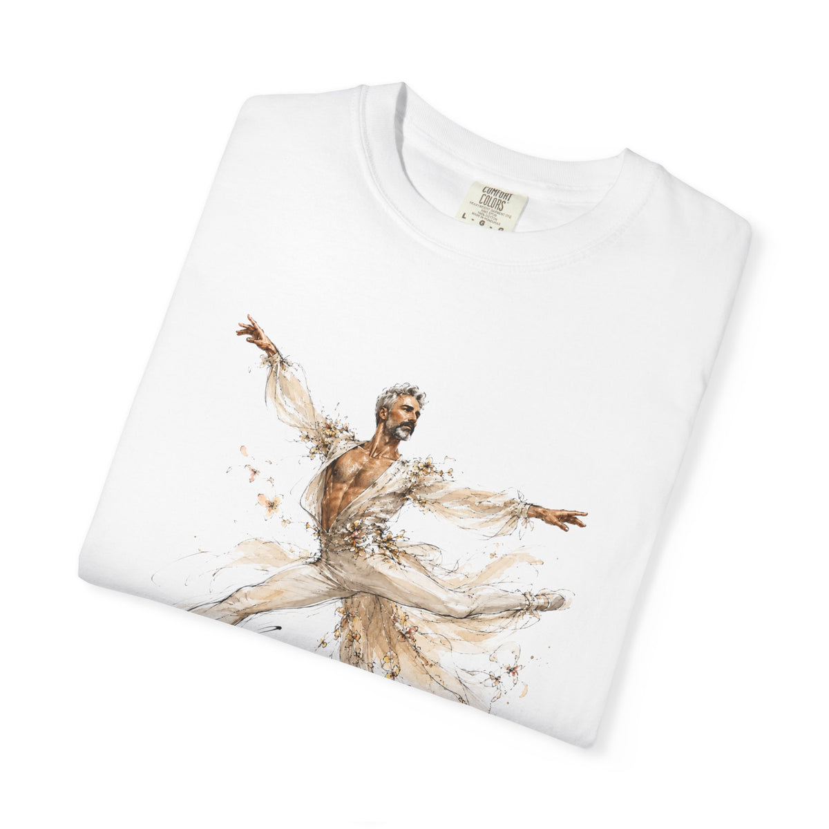 Ballet Dancer Watercolor T-Shirt — "Main Character Energy" Graphic Tee