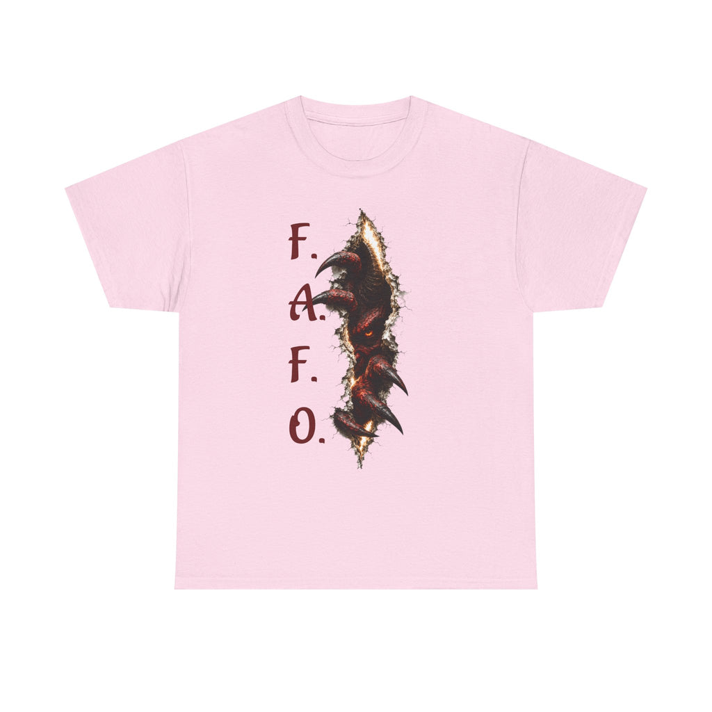 F.A.F.O. Demon inside Graphic Tee — Gothic Horror Vampire T-Shirt.
