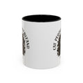Cat People Understand Accent Mug — 'IYKYK' Black-Trim Coffee Cup. Cat lovers. Cat people. Cat mug.