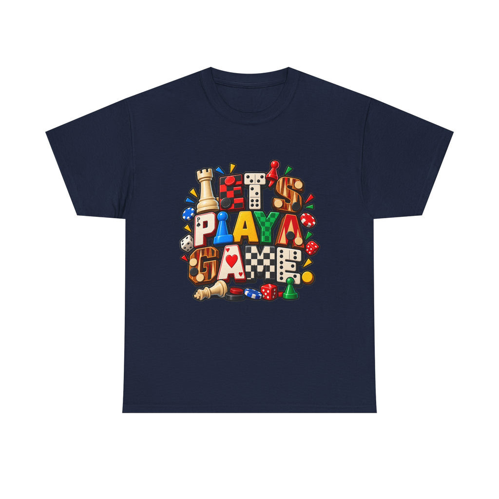 Board Game Lover T‑Shirt — Play Dice Cards Chess Pieces Graphic Tee