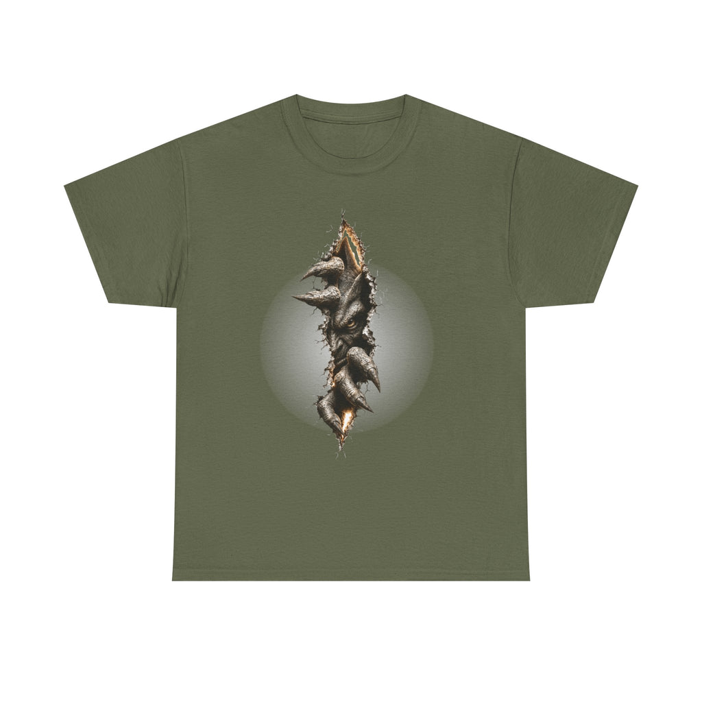 Wolf Pack Portrait Tee — Vertical Realistic Wolf Design. Beast inside breaking out.