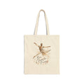 Ballet Dancer Tote Bag — 'More Character & Energy' Canvas Shopper