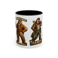 Handy Bear Mechanics Coffee Mug — "I Fix Things, Want a Tune-Up?" Accent Ceramic Mug