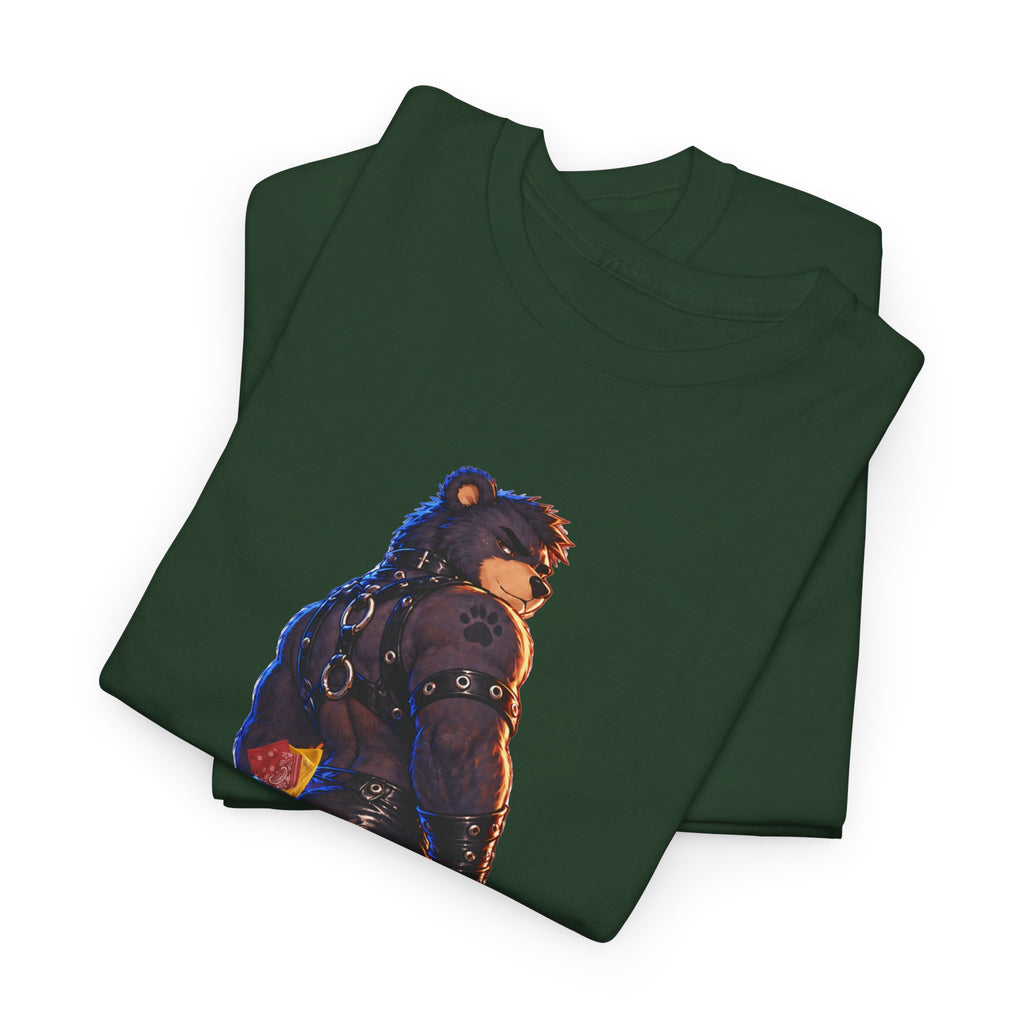 Bear Moto Graphic Tee — Retro Biker Bear T-Shirt