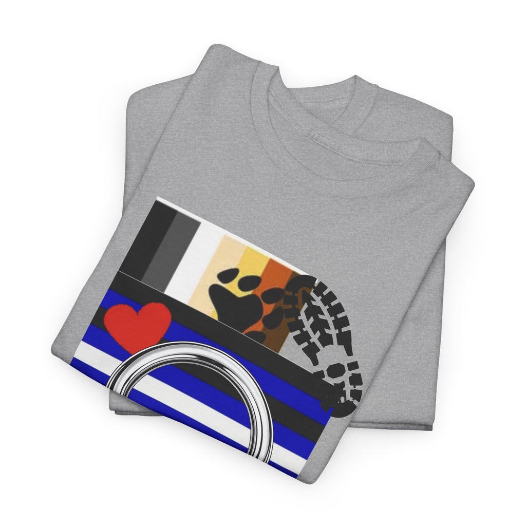 Awareness Ribbon & Pride Flag Graphic Tee
