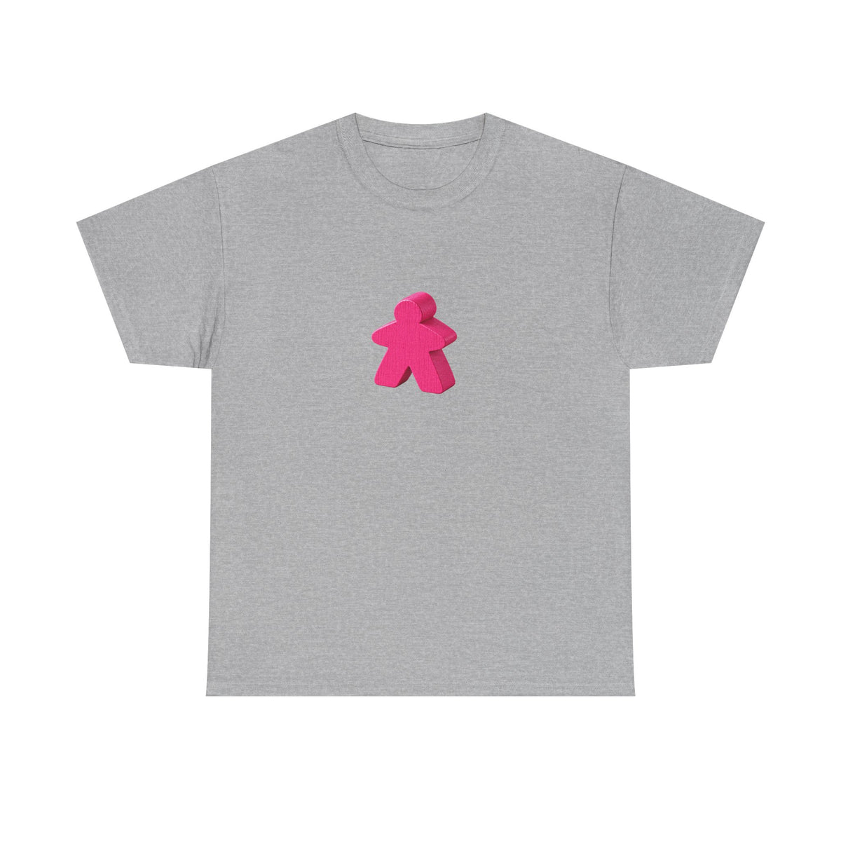 Pink Meeple Minimalist T‑Shirt