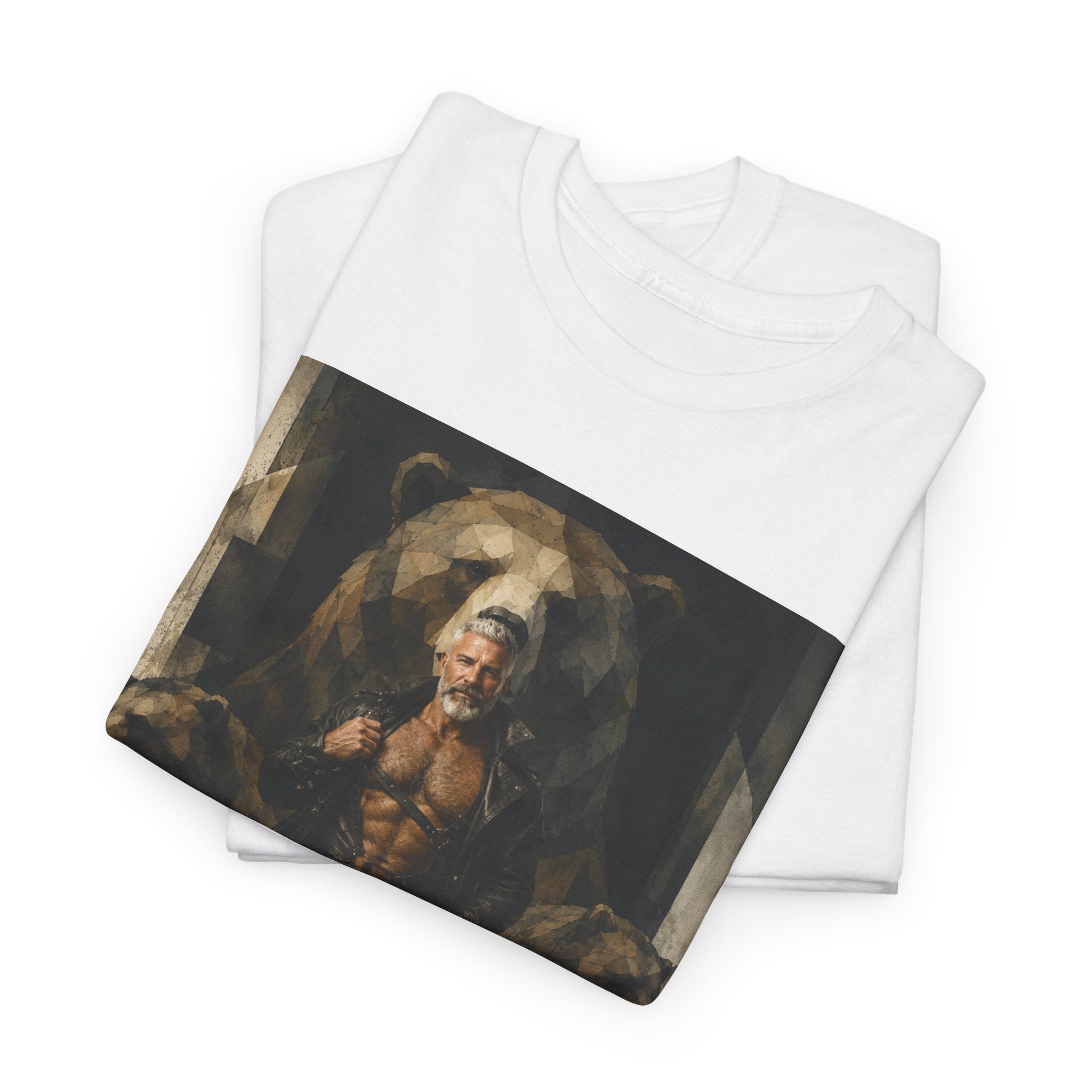 Viking Warrior Art Tee. Bear T-shirt. Bear men.