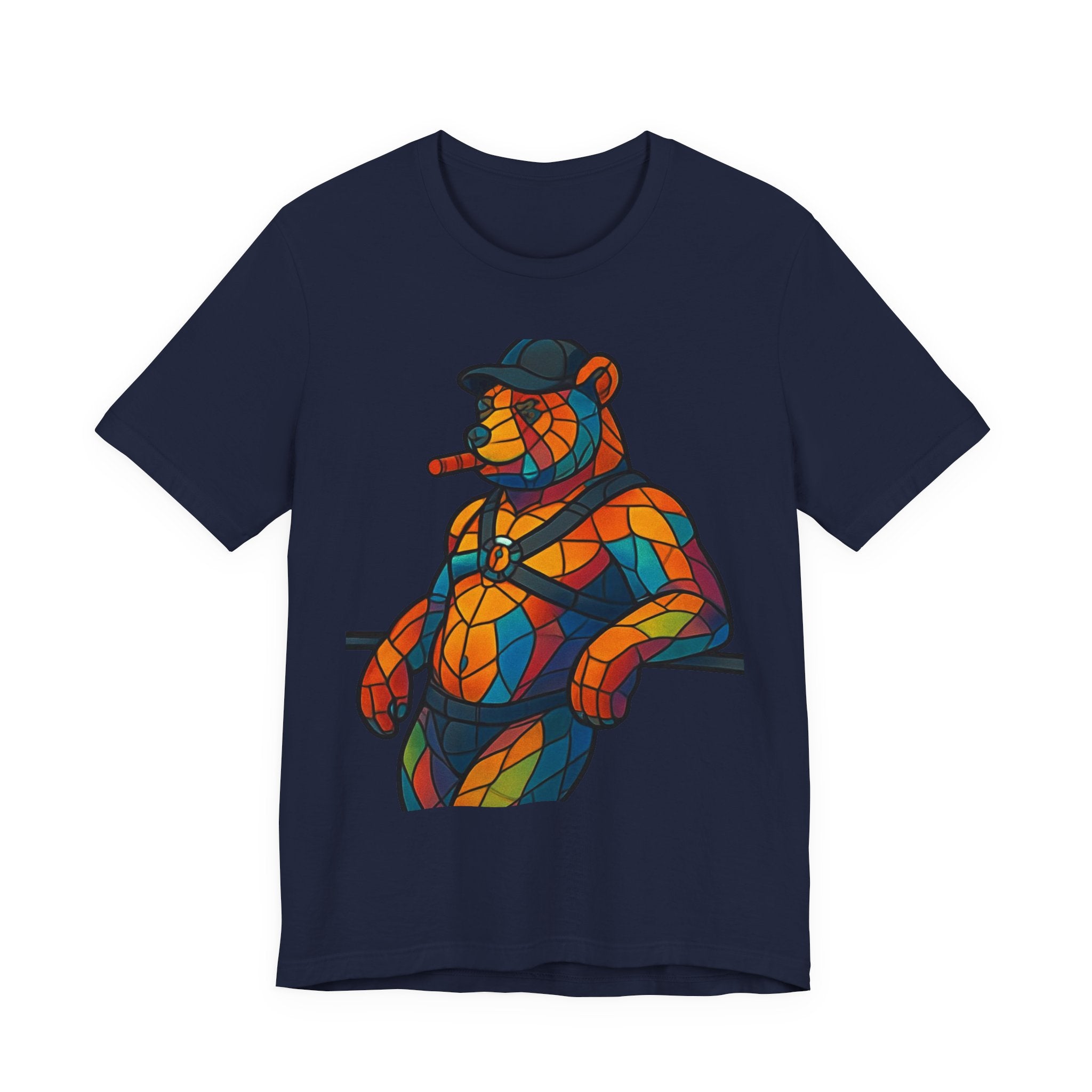 Pride Bear Cigar Daddy Tee, Pride Bear, Leather Bear, Cigar Daddy Bear, Cigar Daddy