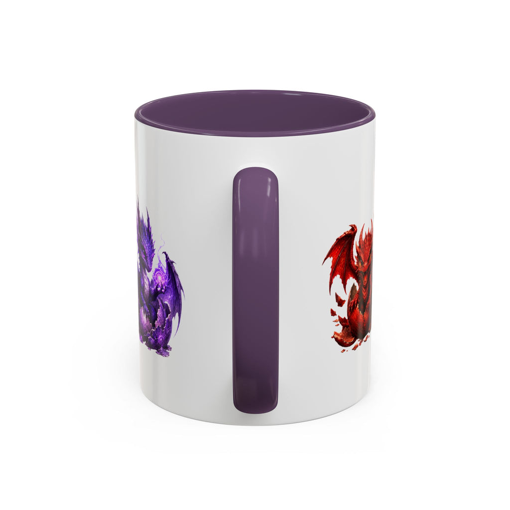 Dragon Element Accent Coffee Mug — Colorful Baby Dragon Lineup (11/15oz)