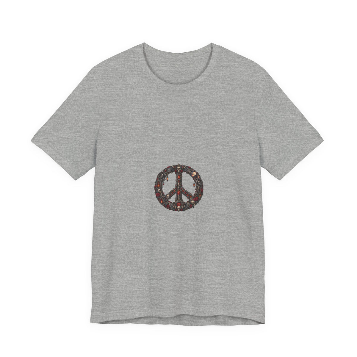 Peace Sign T‑Shirt — Vintage Floral Peace Symbol Tee