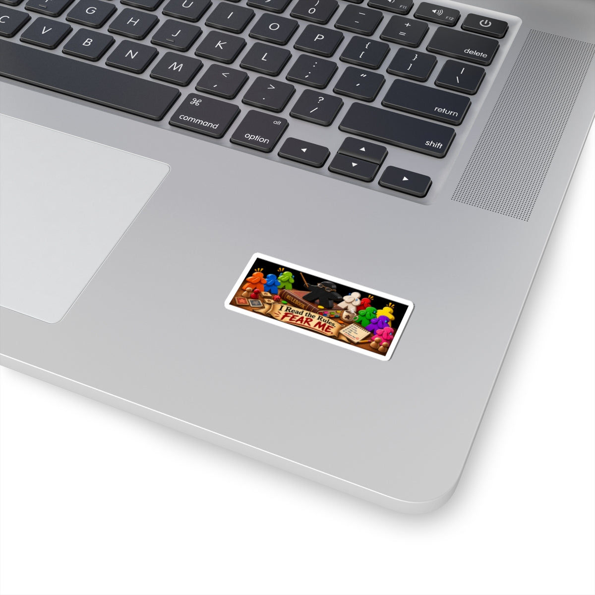 Board Game Mastery Sticker — "I Read the Rules. Fear Me." Kiss-Cut Sticker