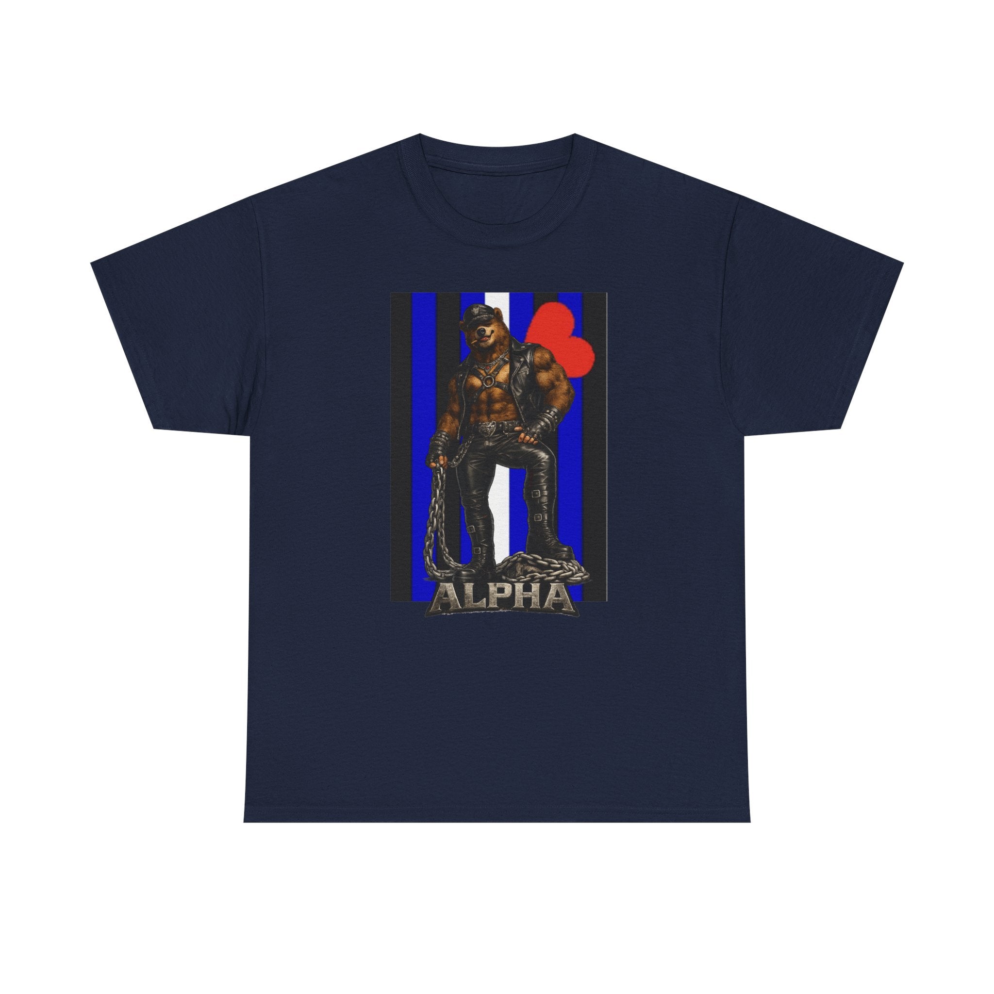 Alpha Leather Daddy T-Shirt — Pride Biker Art Tee