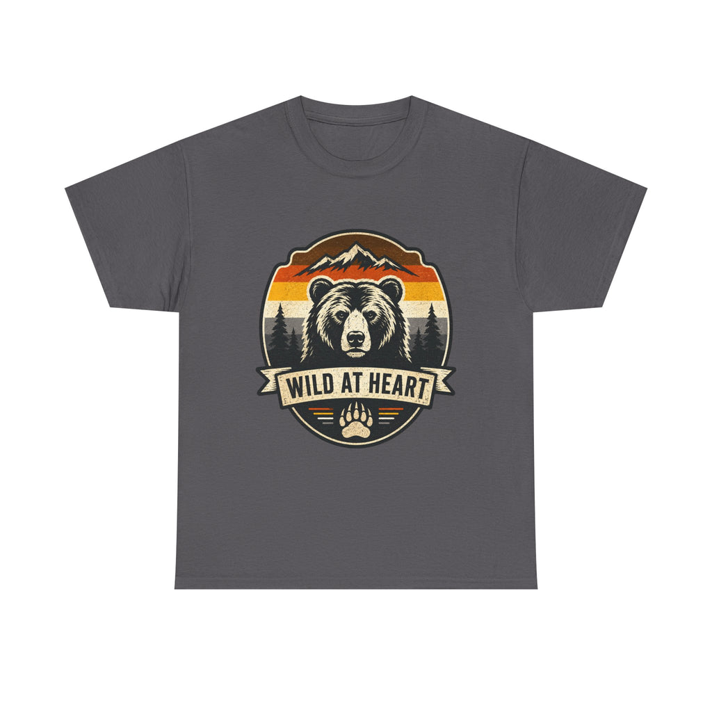 Wild at Heart Bear T-Shirt — Vintage Outdoor Adventure Tee