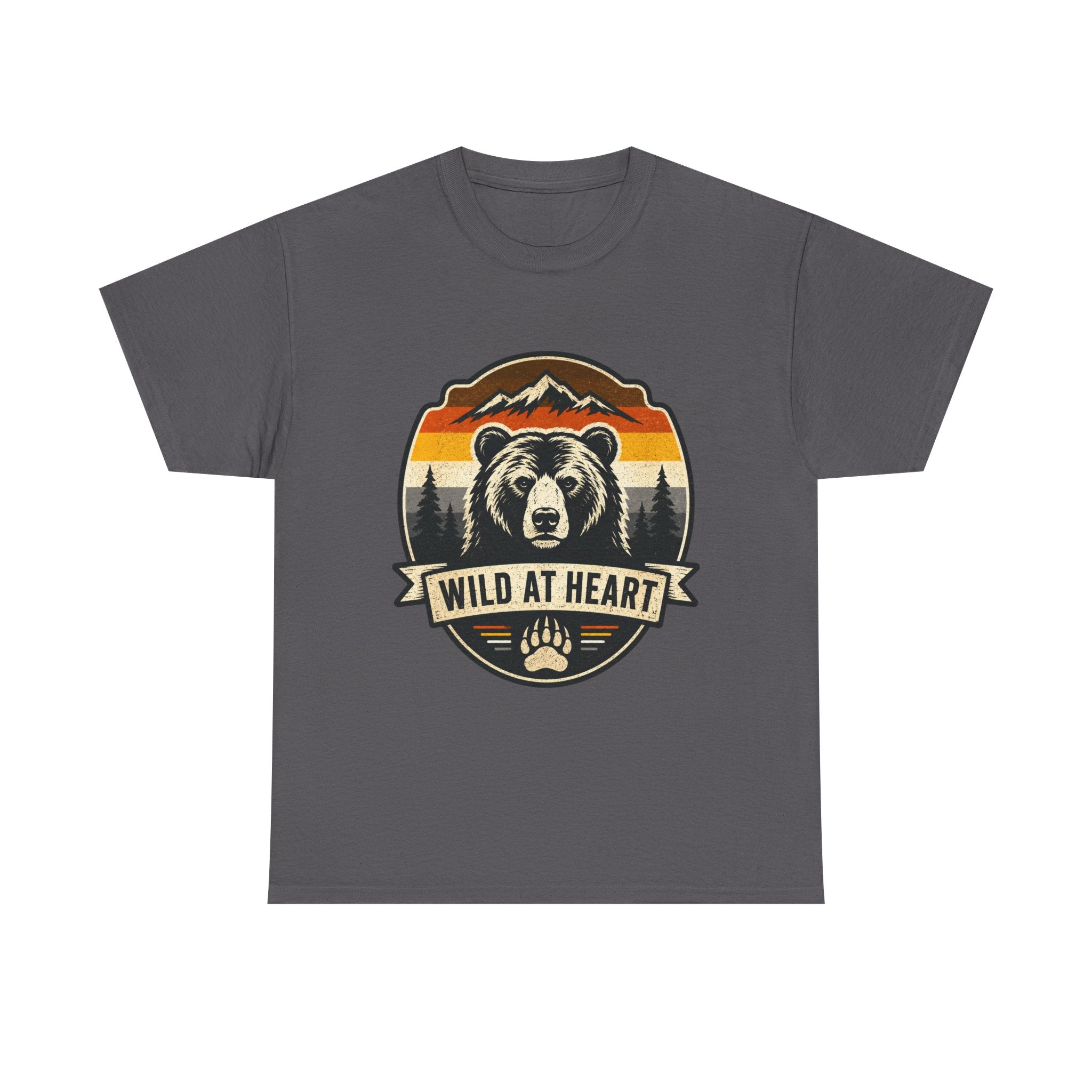 Wild at Heart Bear T-Shirt — Vintage Outdoor Adventure Tee