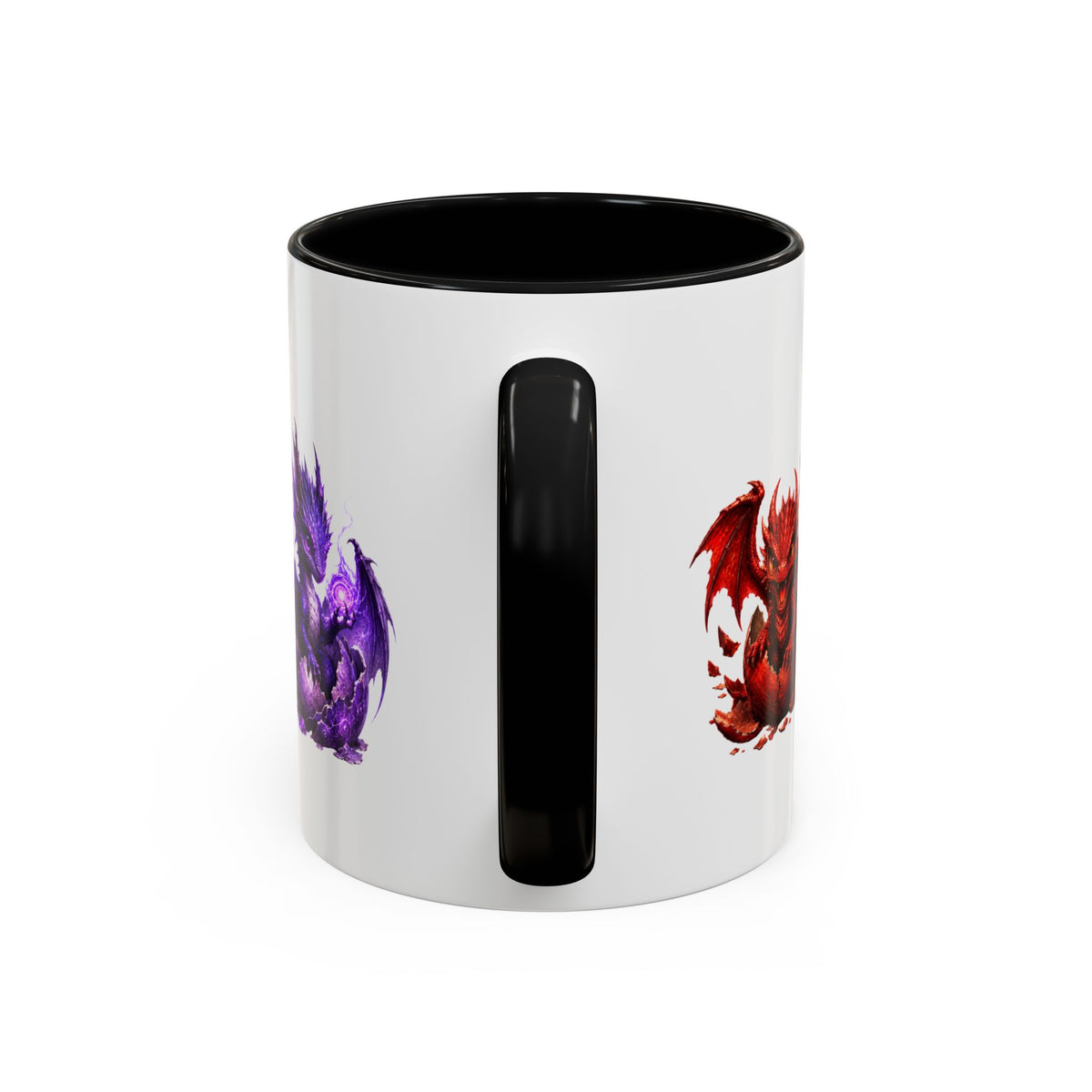 Dragon Element Accent Coffee Mug — Colorful Baby Dragon Lineup (11/15oz)