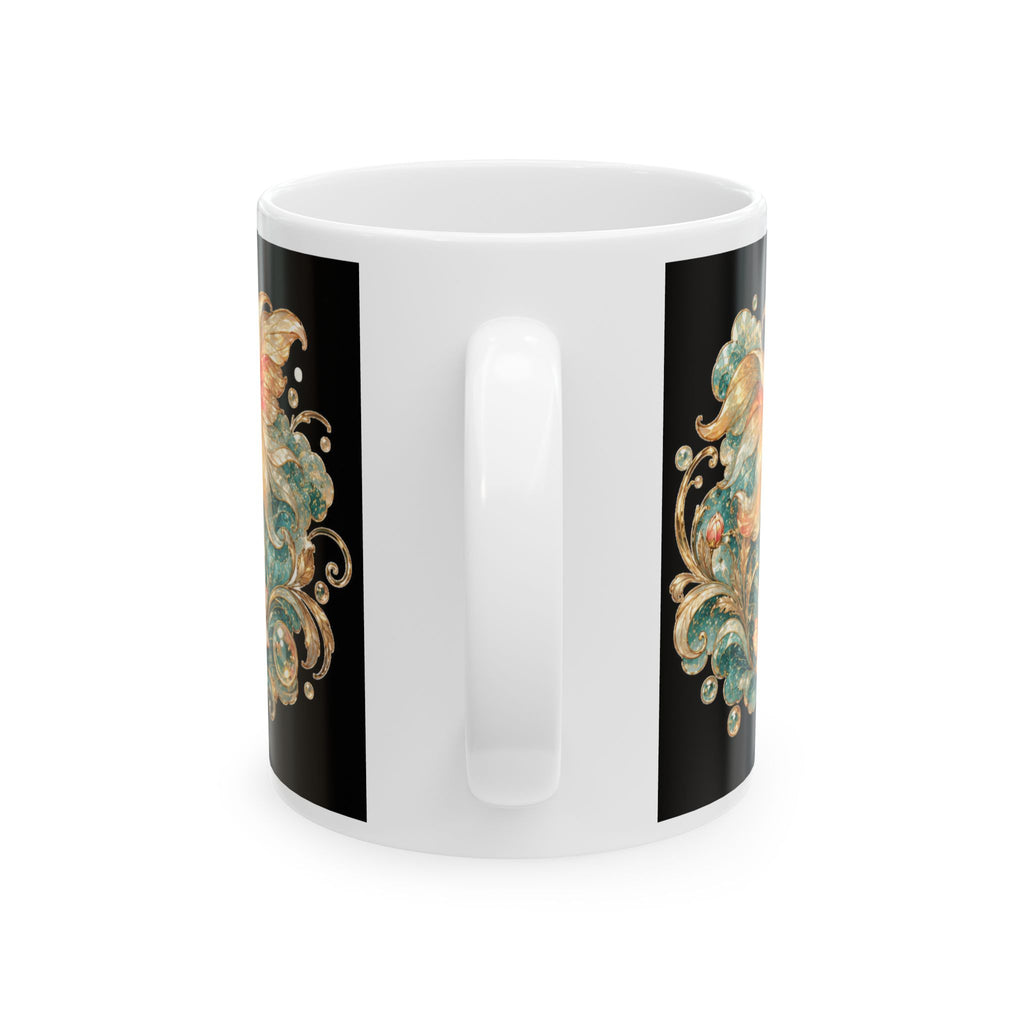 Goldfish Ceramic Mug – 'Be A Goldfish' Inspirational Coffee Cup