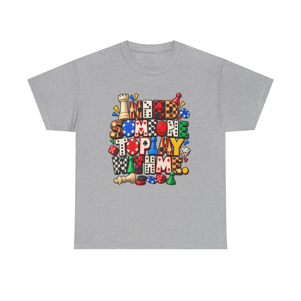 Board Game Lover T‑Shirt — Need More Time to Play 'Em Graphic Tee