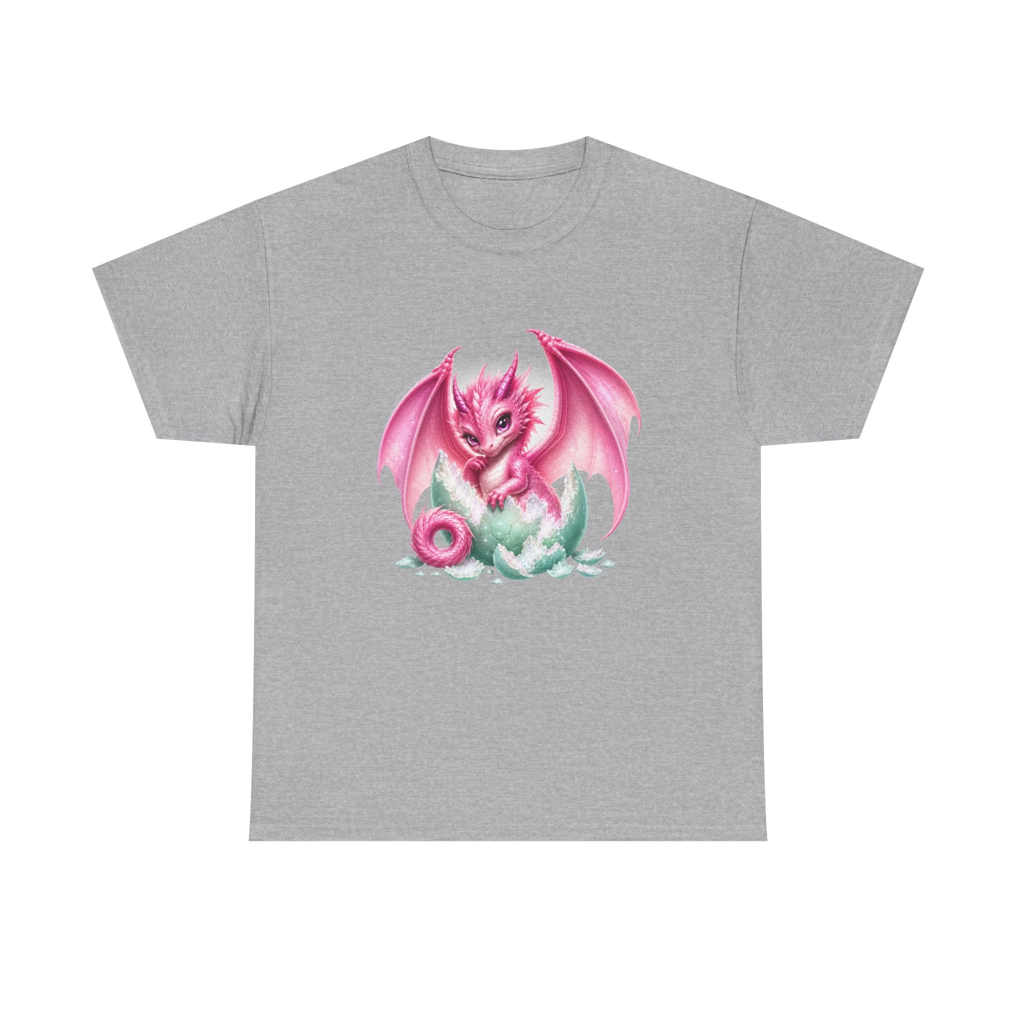 Pink Baby Dragon T-Shirt — Cute Fantasy Dragon Graphic Tee