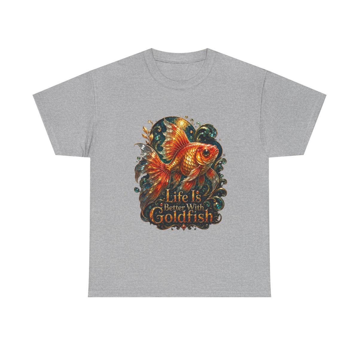 Goldfish Graphic Tee — “Life Is Better With Goldfish” Cotton T-Shirt
