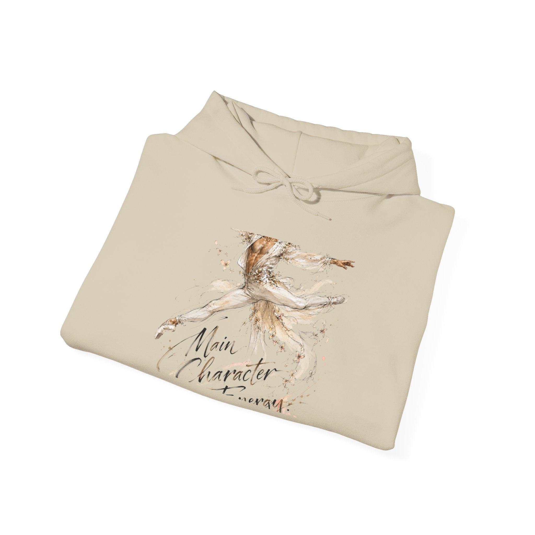 Christmas Angel Hoodie — Watercolor Angel "Merry Christmas" Holiday Sweatshirt