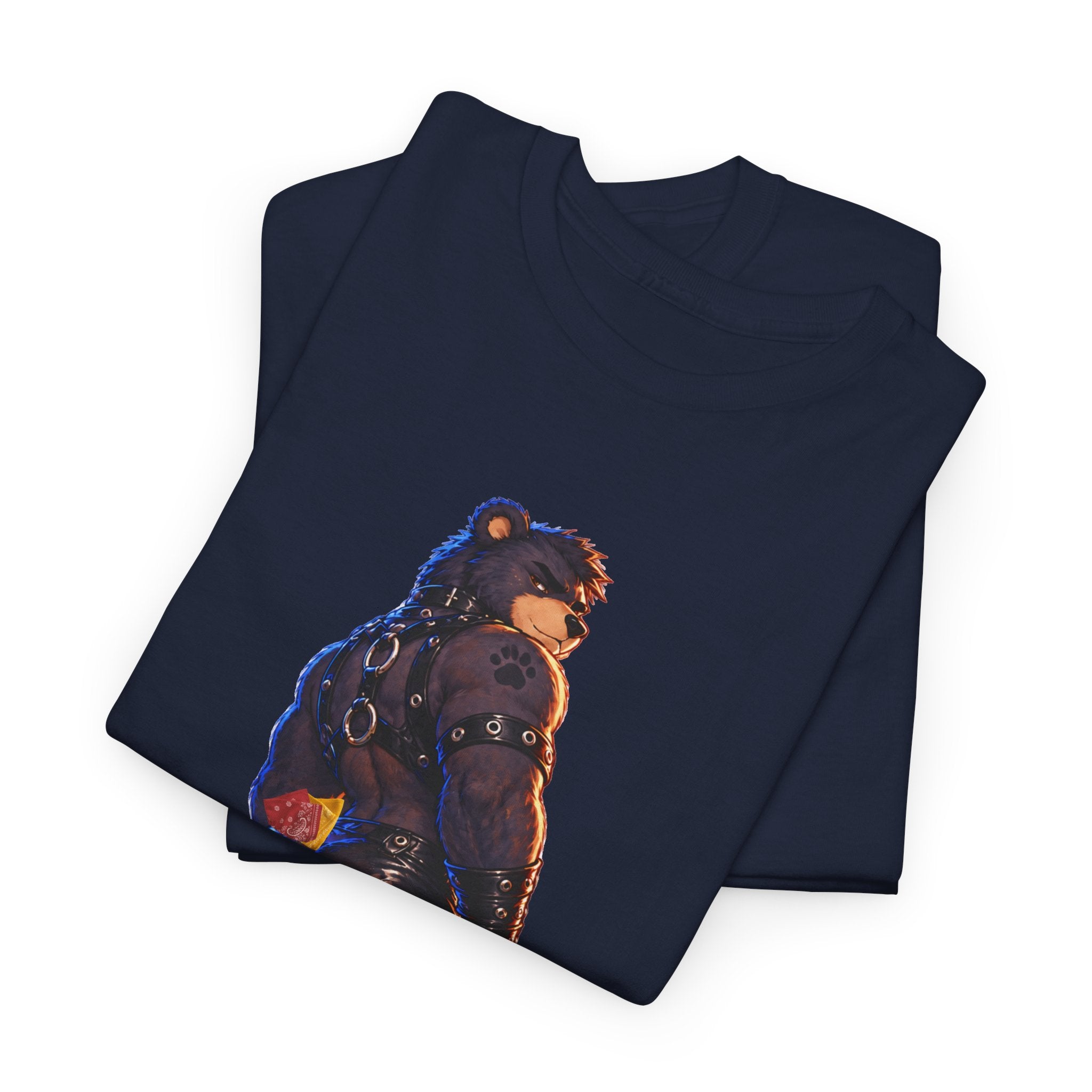 Bear Moto Graphic Tee — Retro Biker Bear T-Shirt