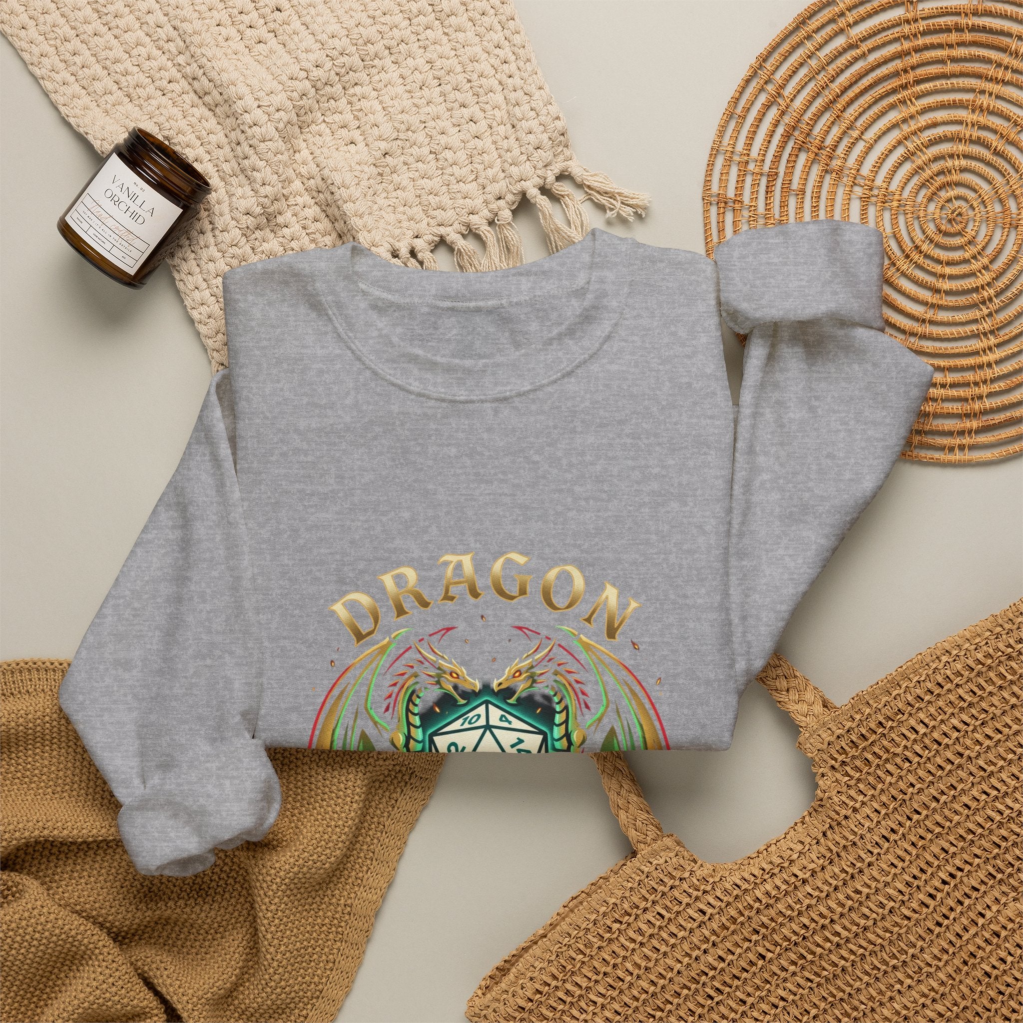 Dragon Soul Crewneck Sweatshirt | dragon, fantasy art, mythical creature