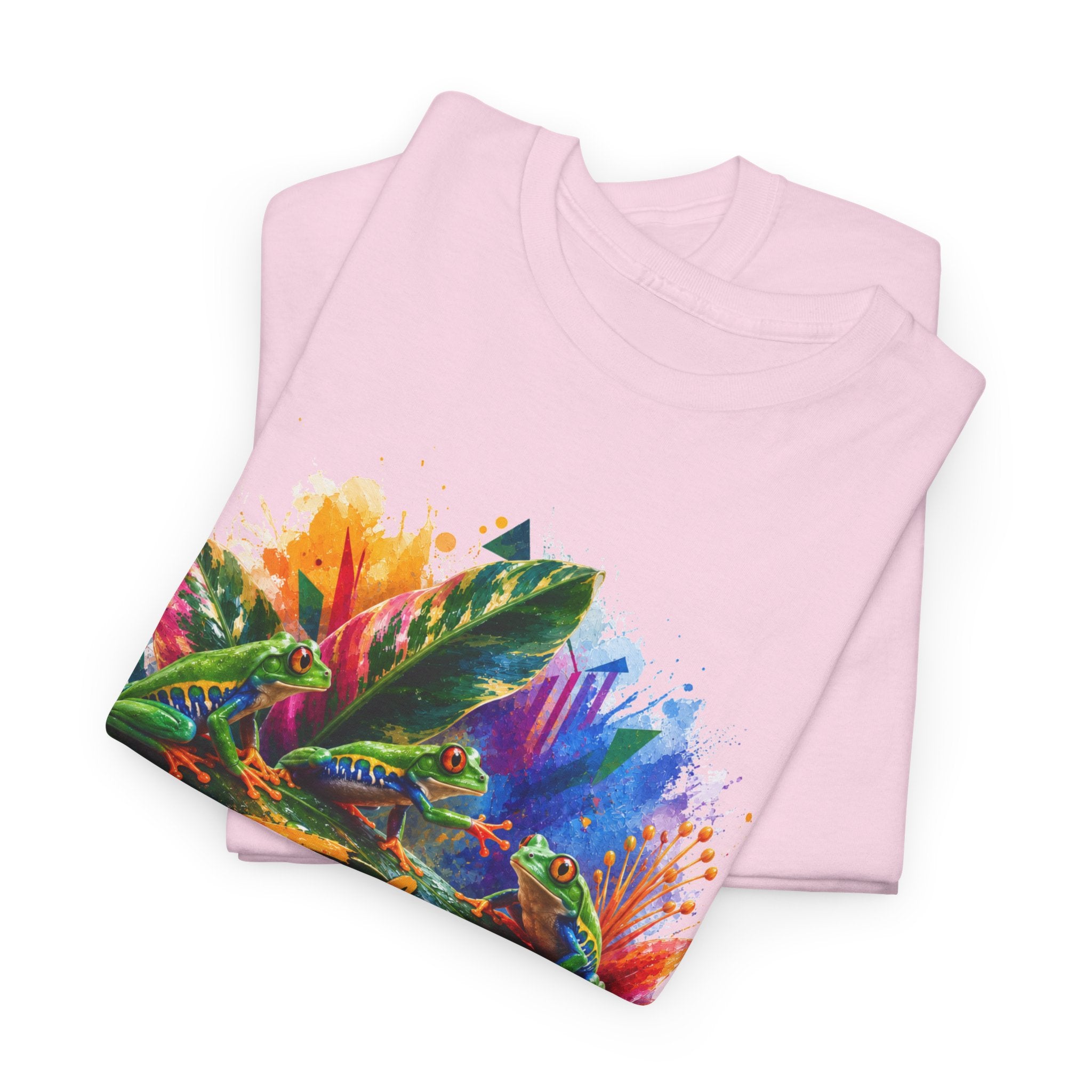 Feeling Froggy T-Shirt – Colorful Frog Graphic Tee