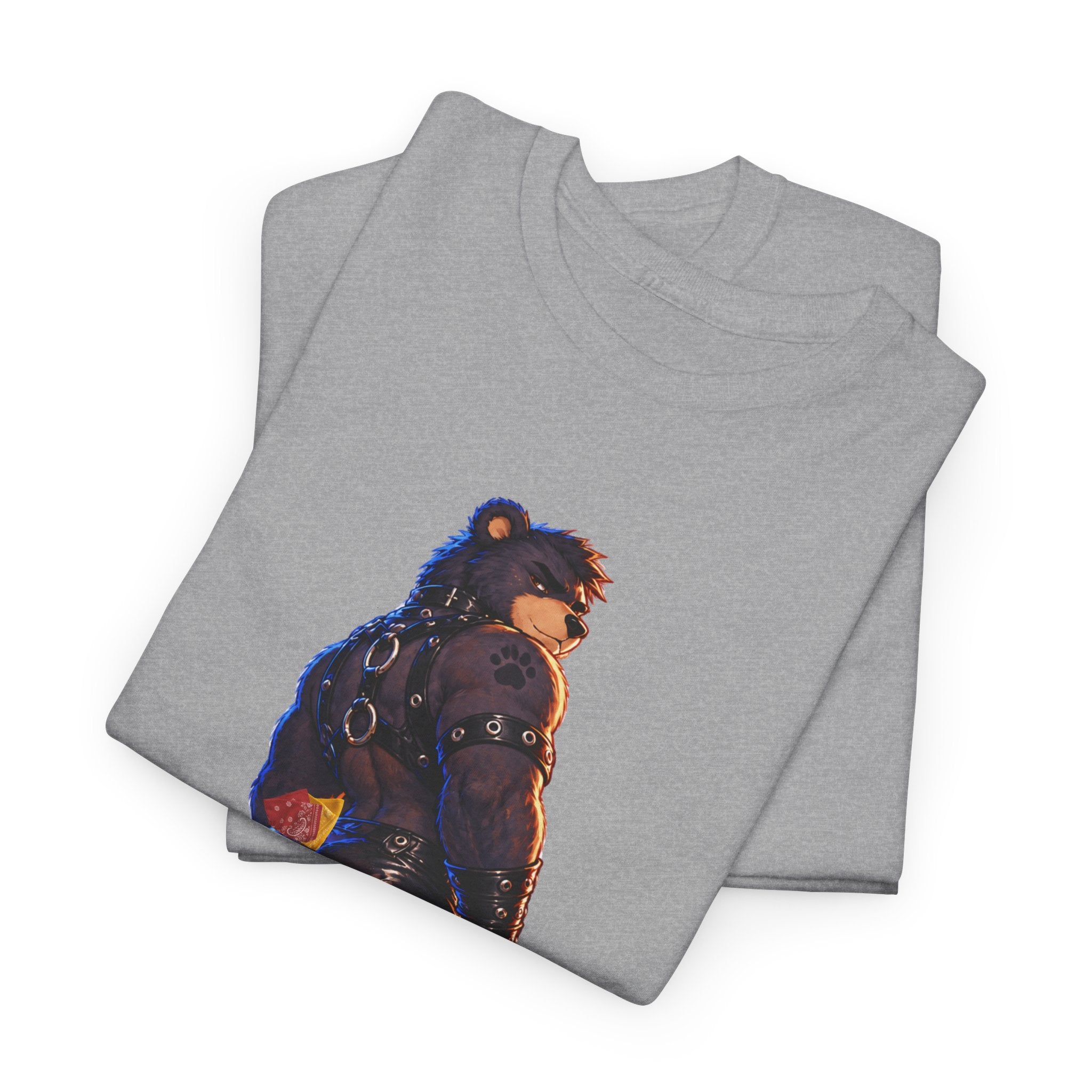 Bear Moto Graphic Tee — Retro Biker Bear T-Shirt