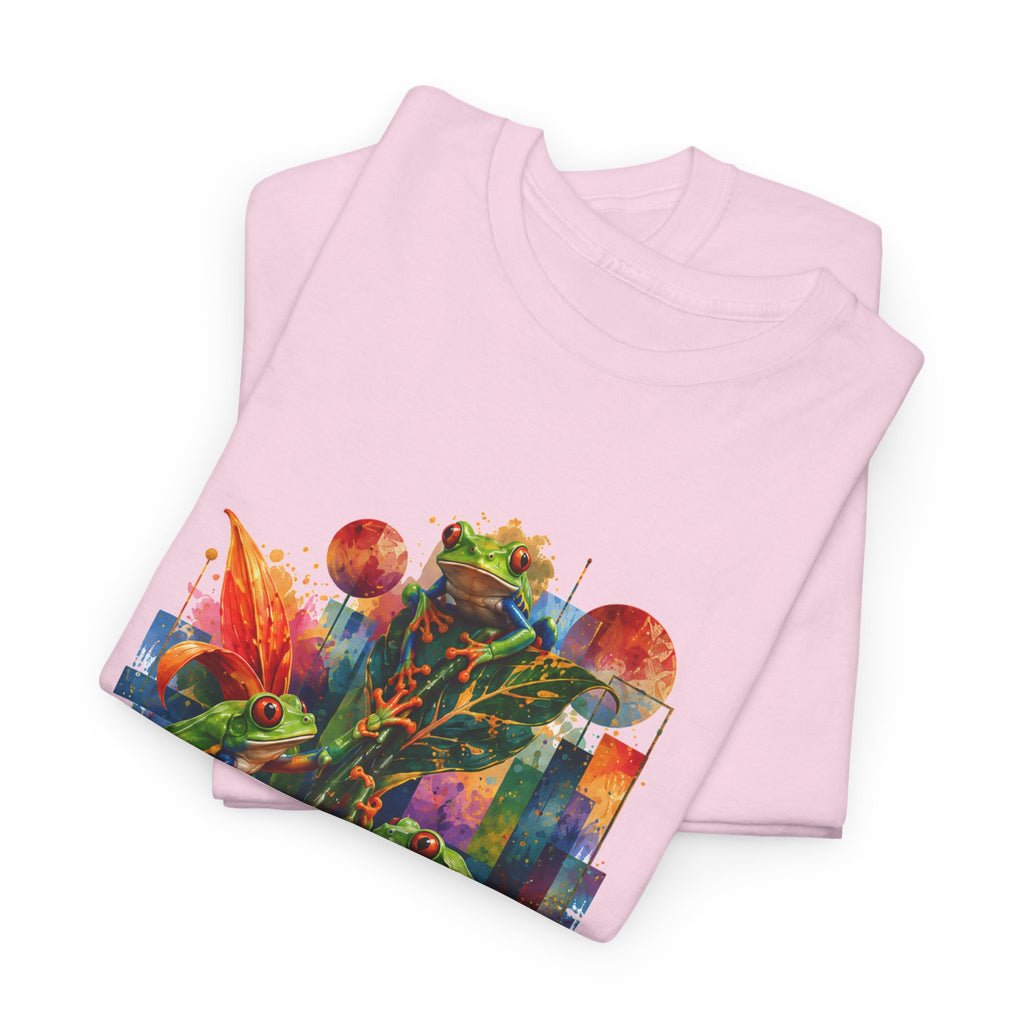 Climb Higher Worry Less T-Shirt Tree Frog t-shirt for the ecofriendly, tree huggers.