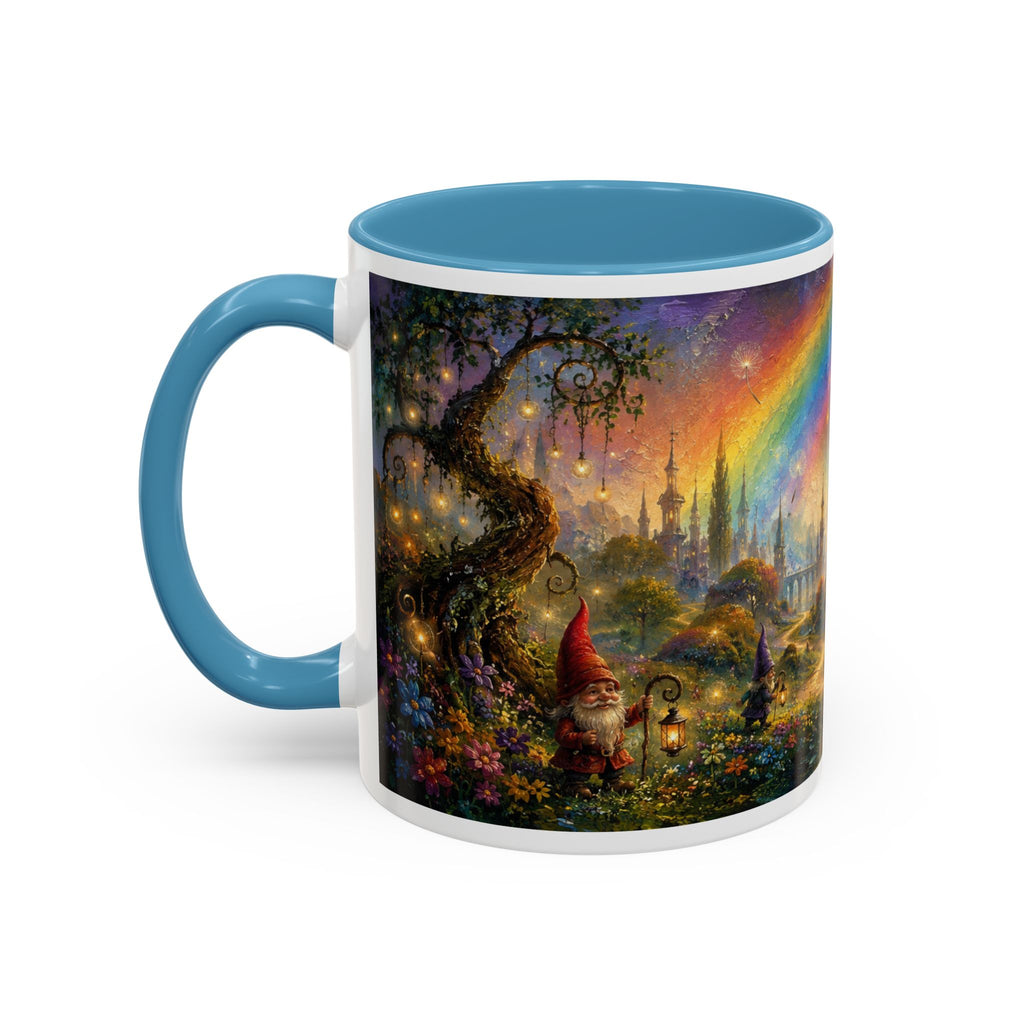 Fantasy Fairyland Coffee Mug — Rainbow Castle Magical Woodland Tea Cup