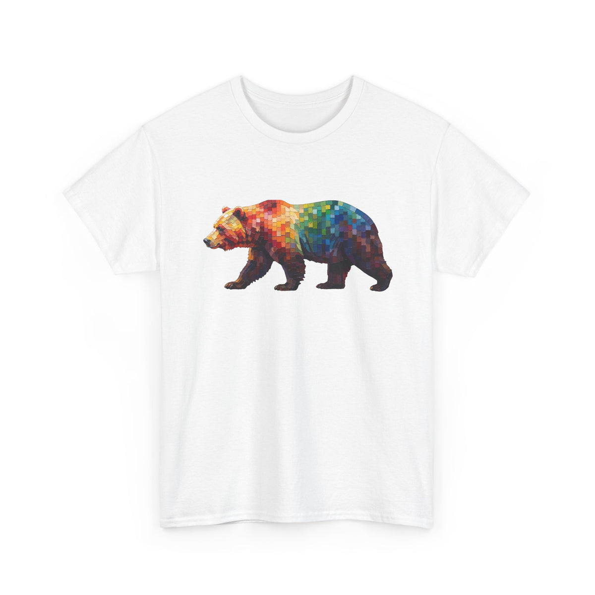 Rainbow Bear Pride T-Shirt – Colorful LGBTQ+ Bear Graphic Tee | Gay Bear Pride Shirt