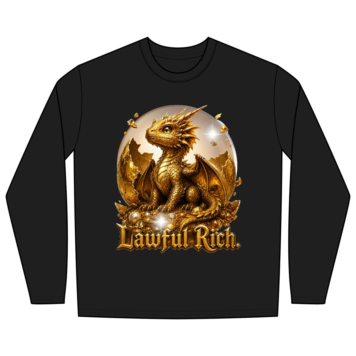 Lawful Rich Dragon Long Sleeve Shirt