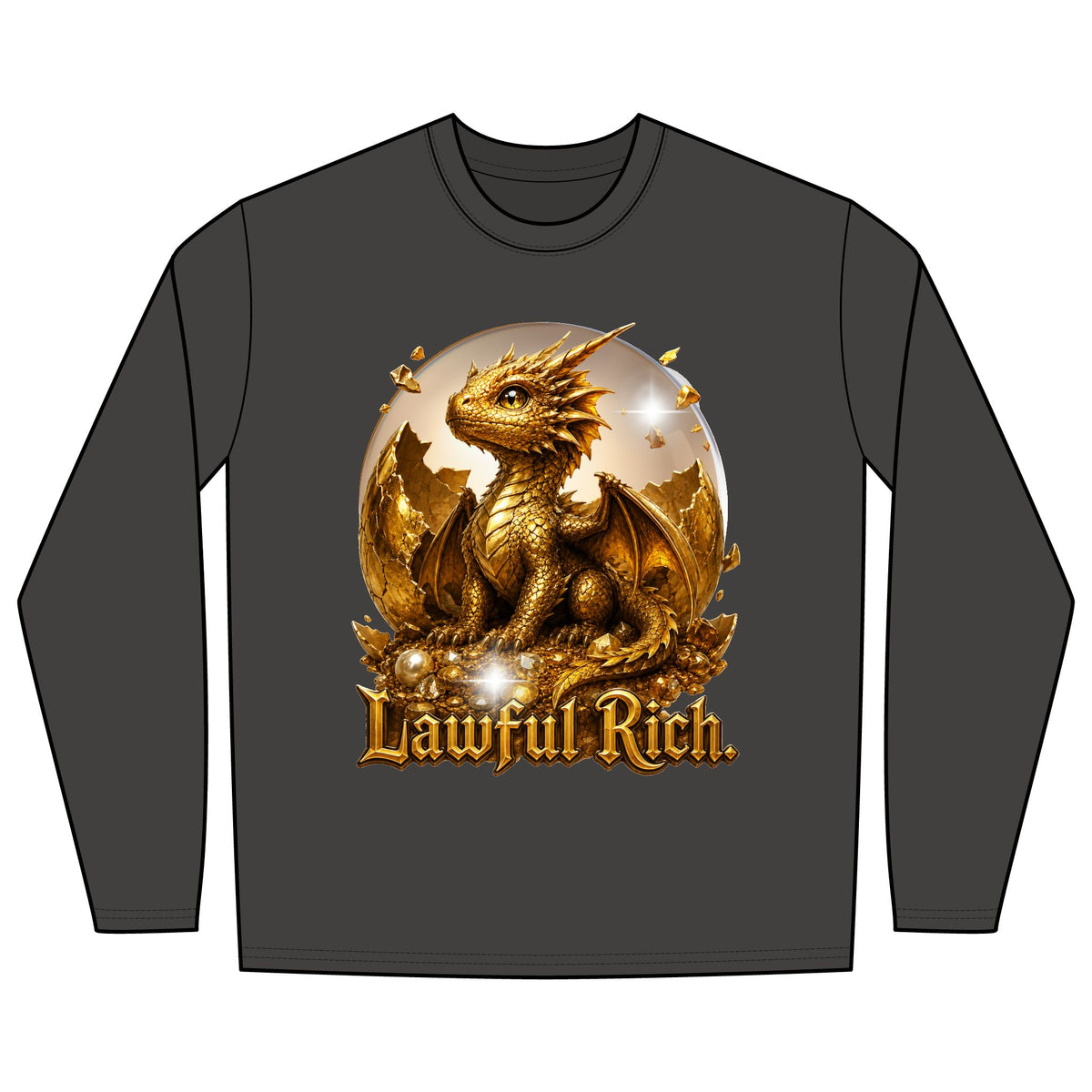 Lawful Rich Dragon Long Sleeve Shirt