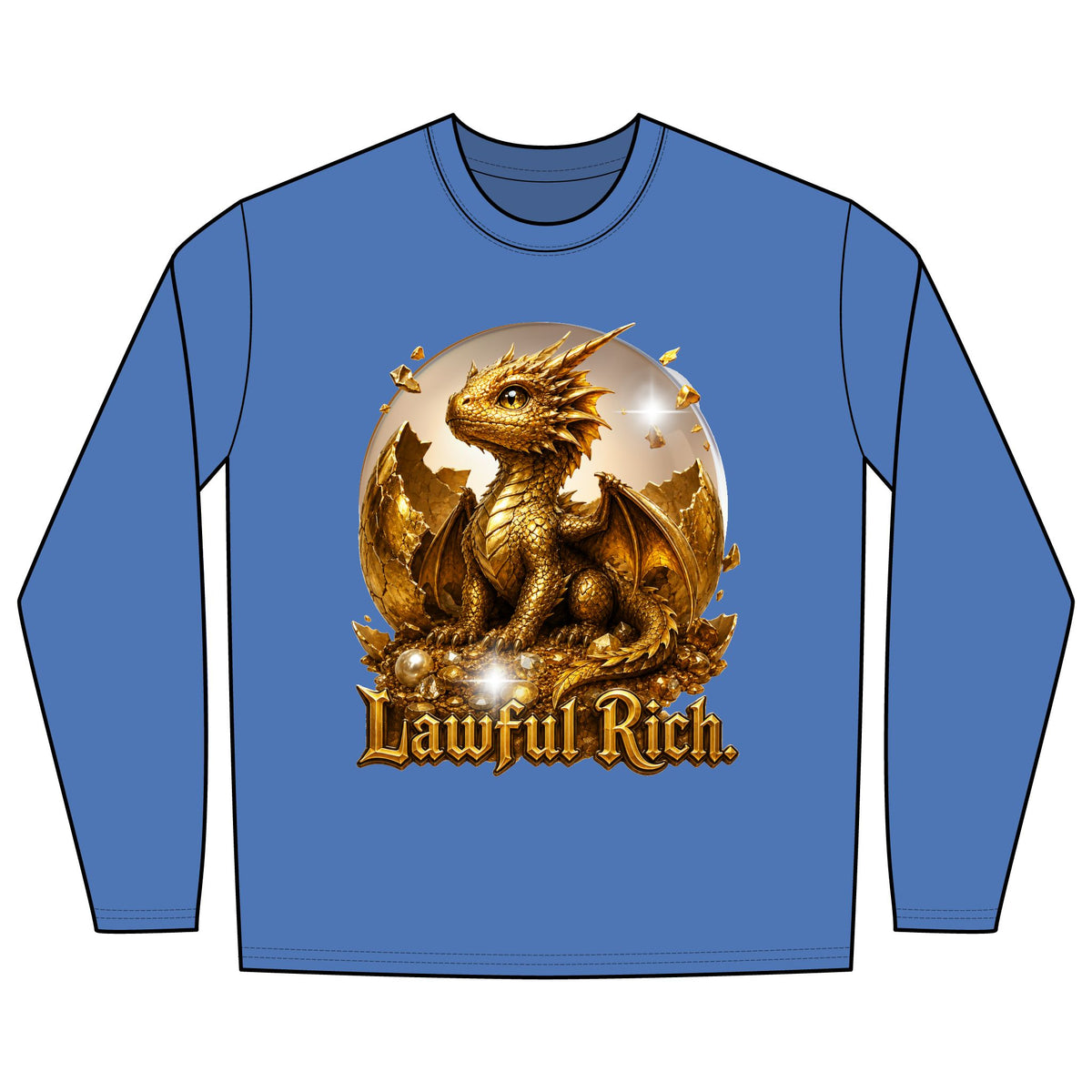 Lawful Rich Dragon Long Sleeve Shirt