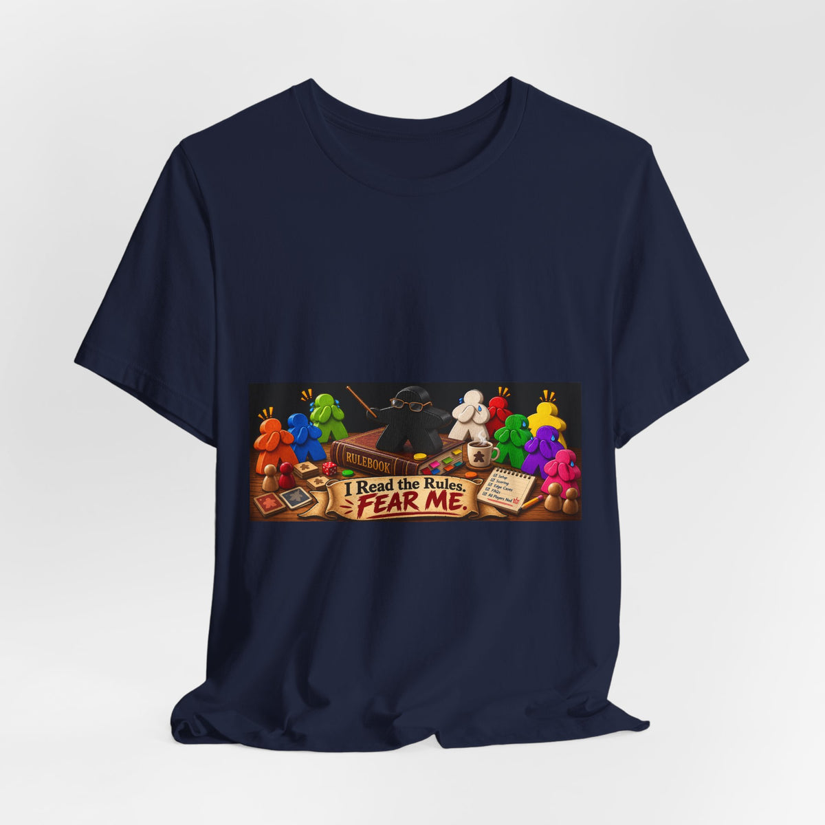 Board Game Meeples Graphic Tee — "I Used to Be Fun, Now I Fear Me"
