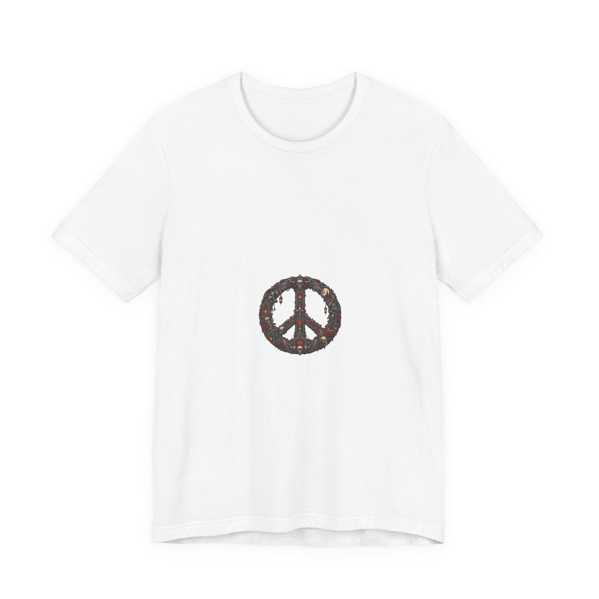 Peace Sign T‑Shirt — Vintage Floral Peace Symbol Tee