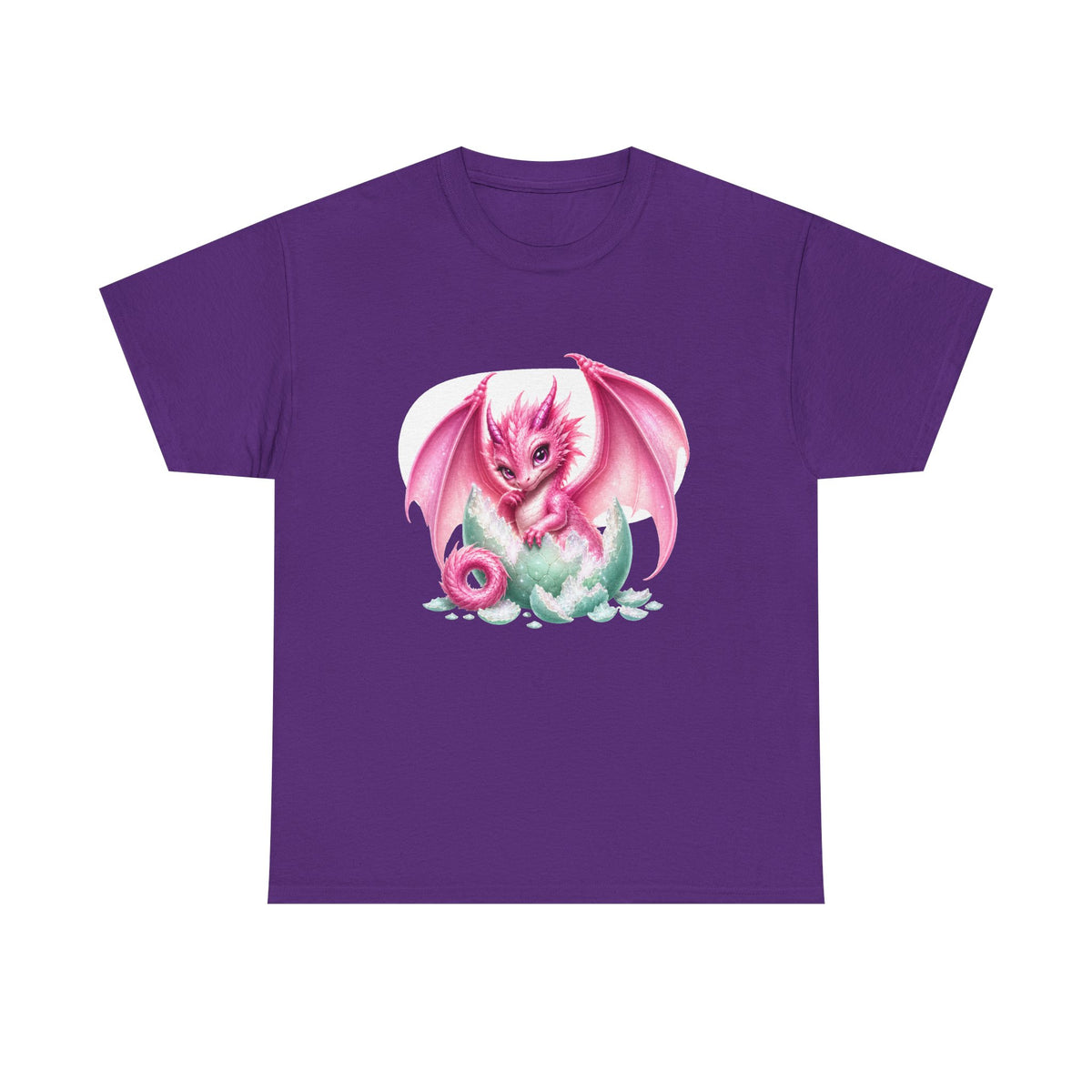 Pink Baby Dragon T-Shirt — Cute Fantasy Dragon Graphic Tee