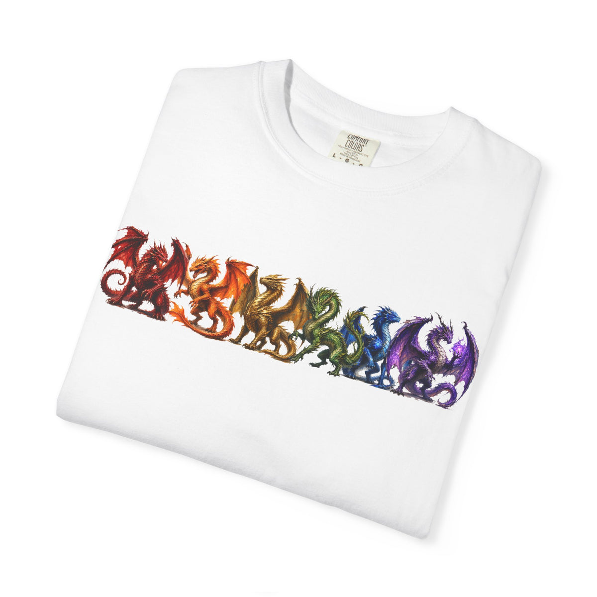 Rainbow Dragon Lineup T-Shirt