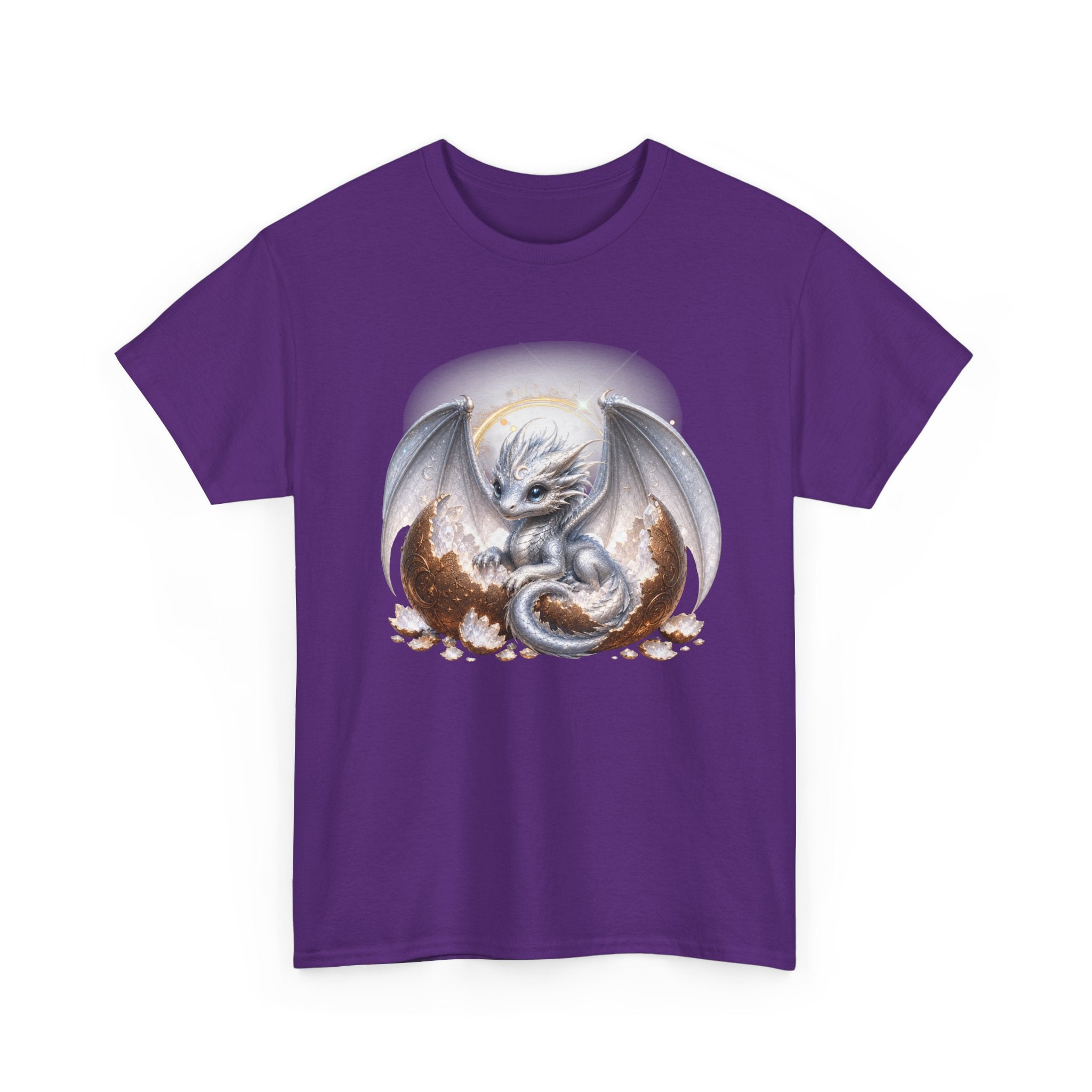Fantasy Baby Dragon T‑Shirt — Cute Sleeping Dragon Illustration Tee