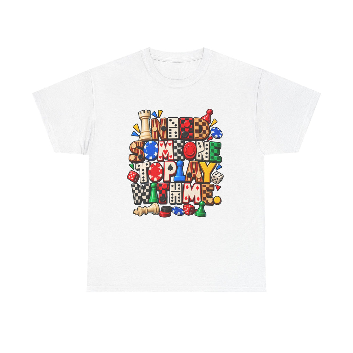 Board Game Lover T‑Shirt — Need More Time to Play 'Em Graphic Tee