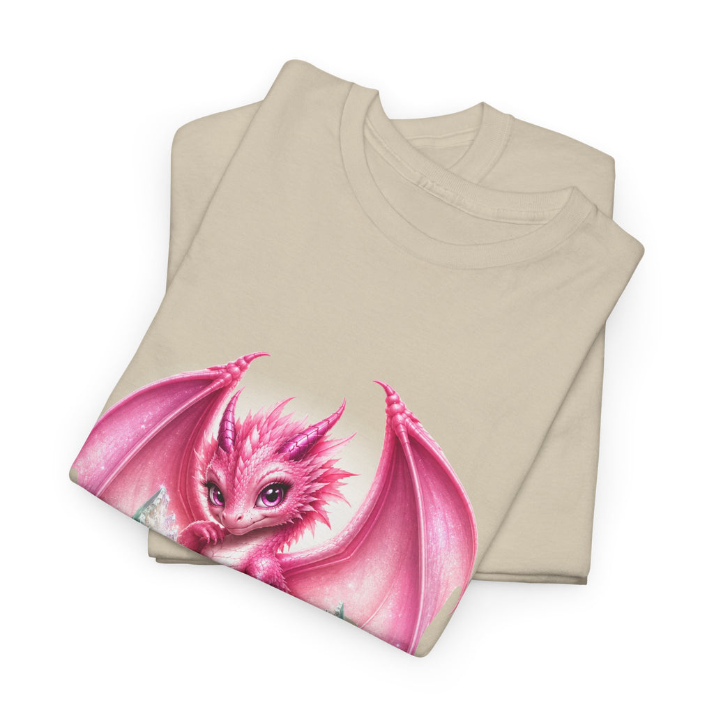 Pink Baby Dragon T-Shirt — Cute Fantasy Dragon Graphic Tee