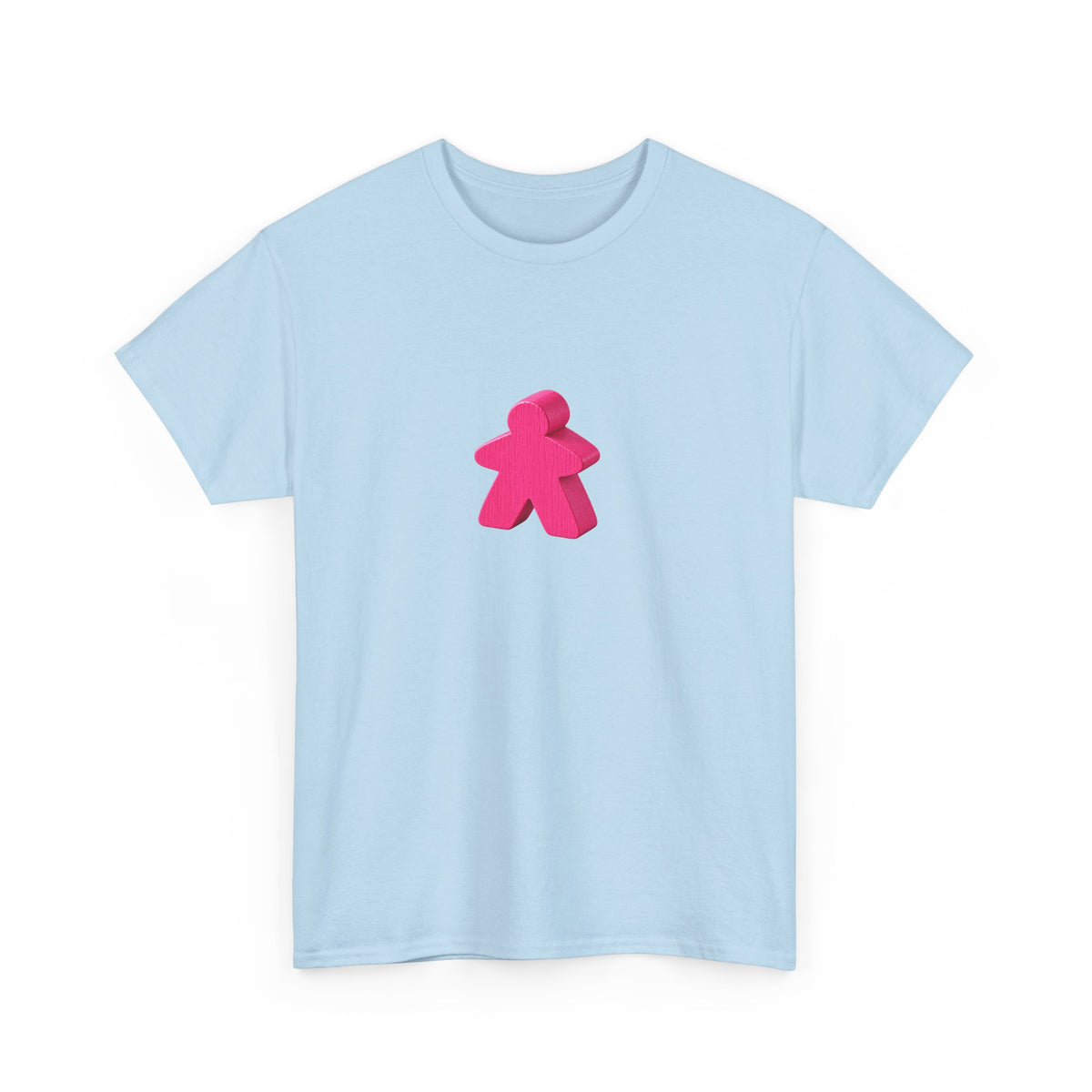 Pink Meeple Minimalist T‑Shirt