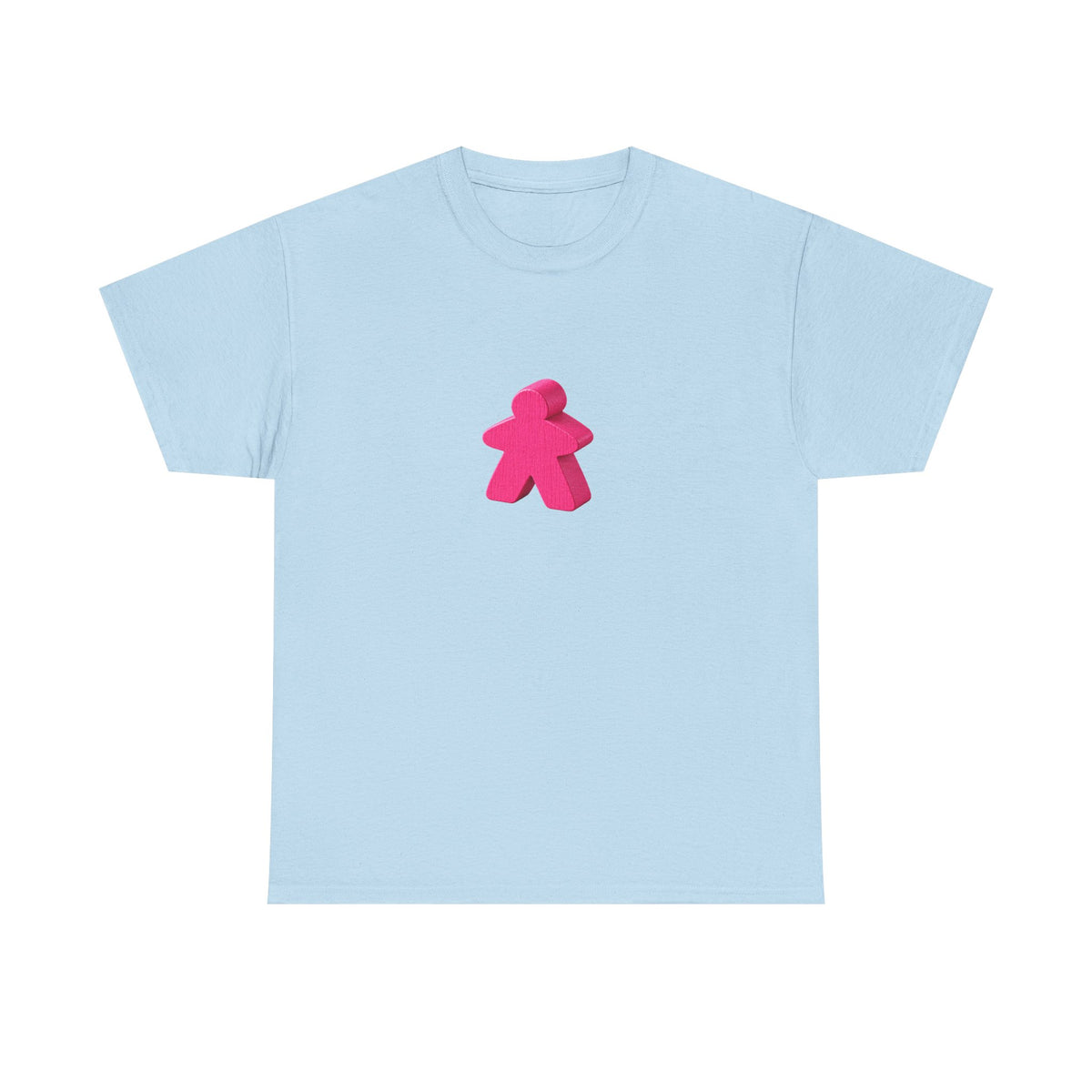 Pink Meeple Minimalist T‑Shirt