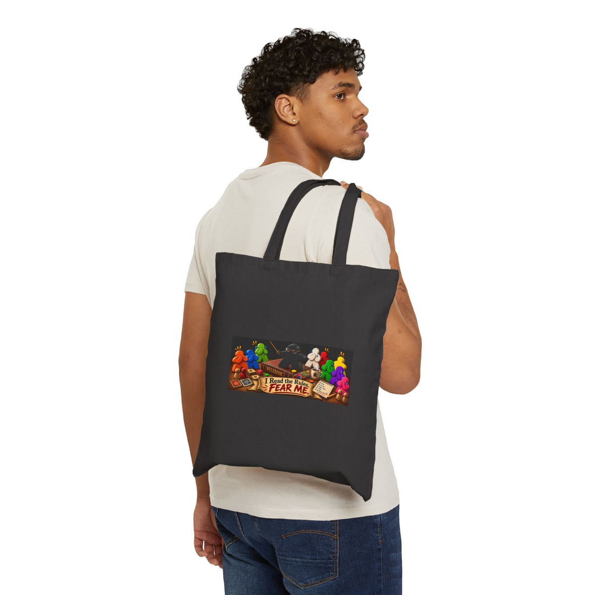 Among Us 'I Fear No One' Canvas Tote Bag — Funny Gamer Reusable Grocery Bag