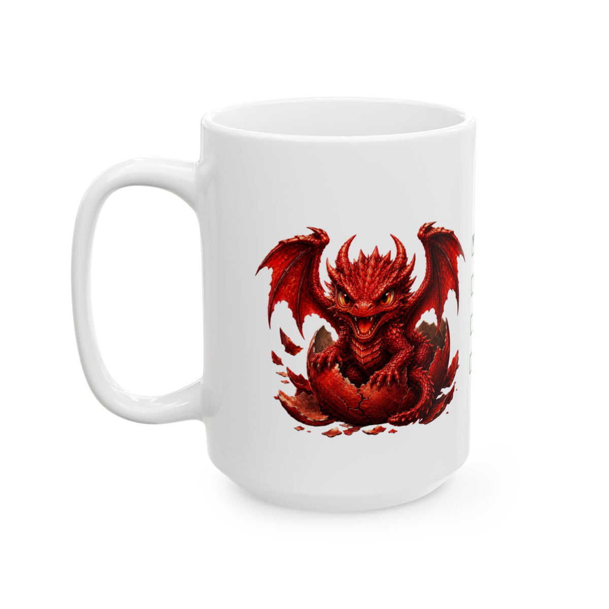 Funny Dragon 'To Do List' Ceramic Coffee Mug (11oz, 15oz)