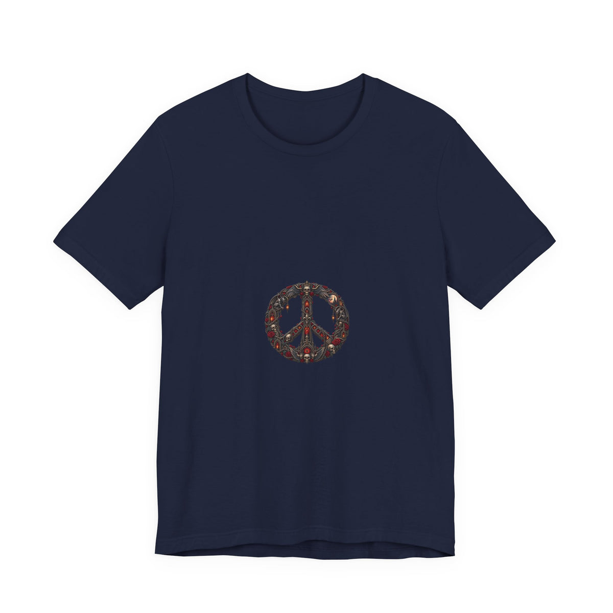 Peace Sign T‑Shirt — Vintage Floral Peace Symbol Tee