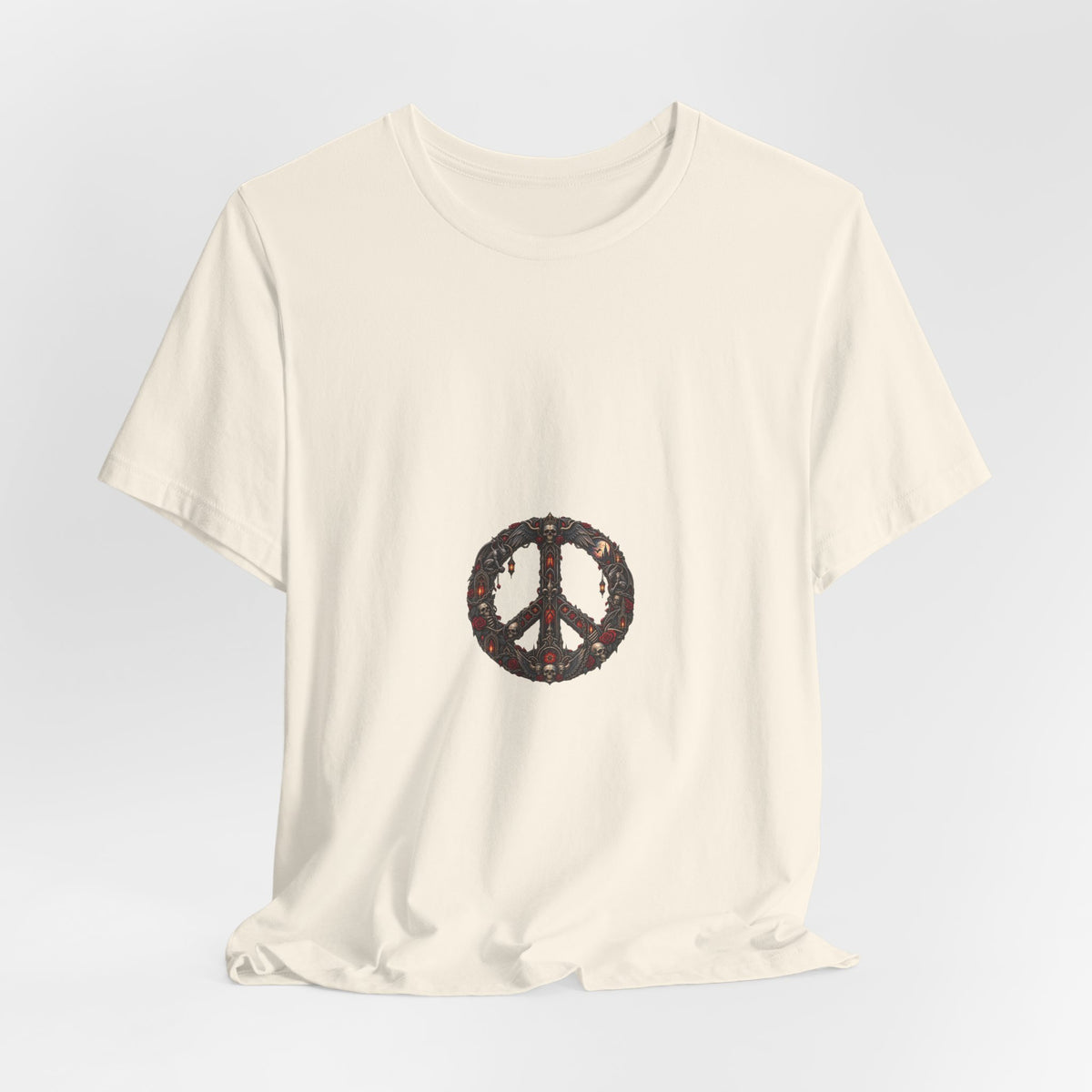 Peace Sign T‑Shirt — Vintage Floral Peace Symbol Tee