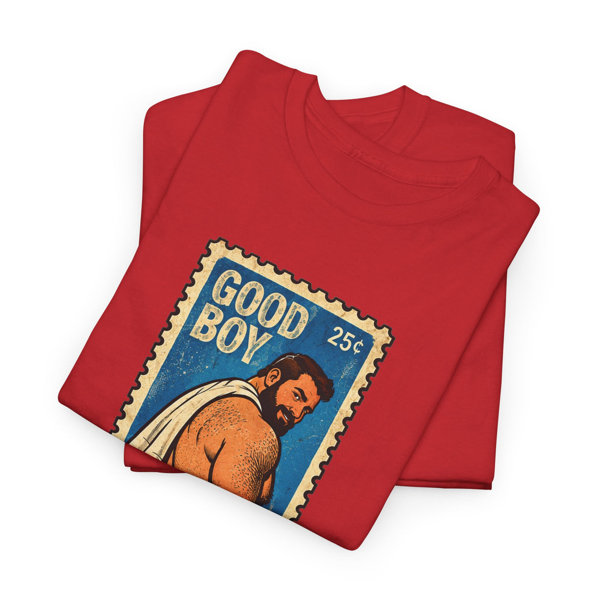 Gay Bear Shirt – Vintage Bear Pride Pin-Up T-Shirt, Retro Postage Stamp Art, LGBTQ Bear Culture Tee, Fur Ever